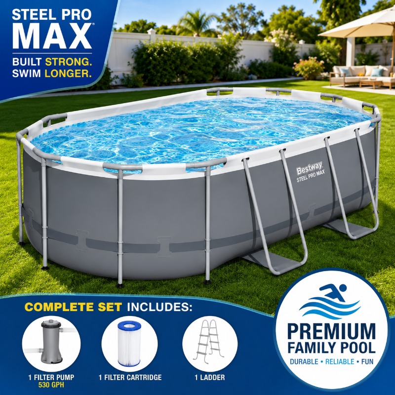 Pool Ladder Above Ground - مجموعة حمام سباحة بيست واي ستيل