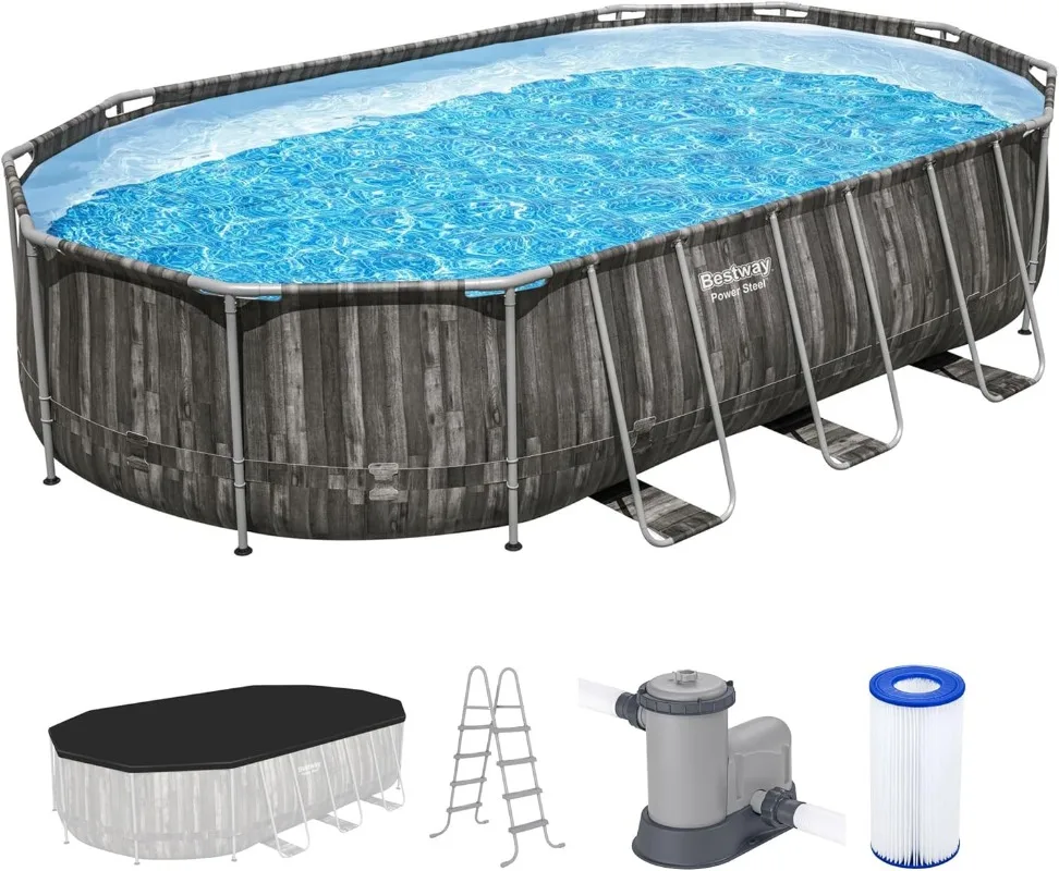 Pool Ladder Above Ground - بيستواي باور ستيل، حوض سباحة فوق