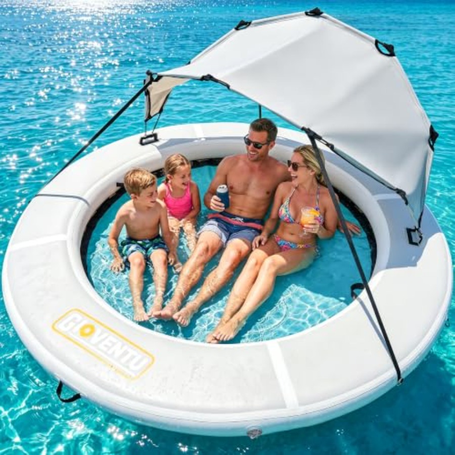 Pool Float Ring Inflatable - حلقة عائمة قابلة للنفخ بطول 8