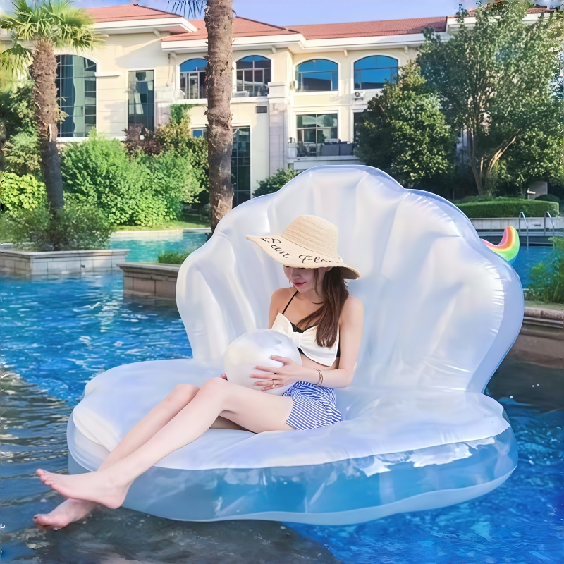 Pool Lounger Inflatable - عوامة مسبح عملاقة قابلة للنفخ على