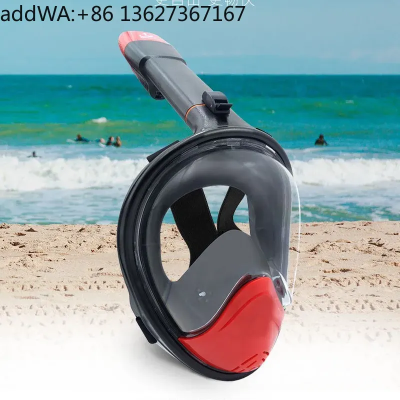 قناع غوص جاف، نظارات غوص كاملة - مراجعة Snorkel Mask Full Face وسعره
