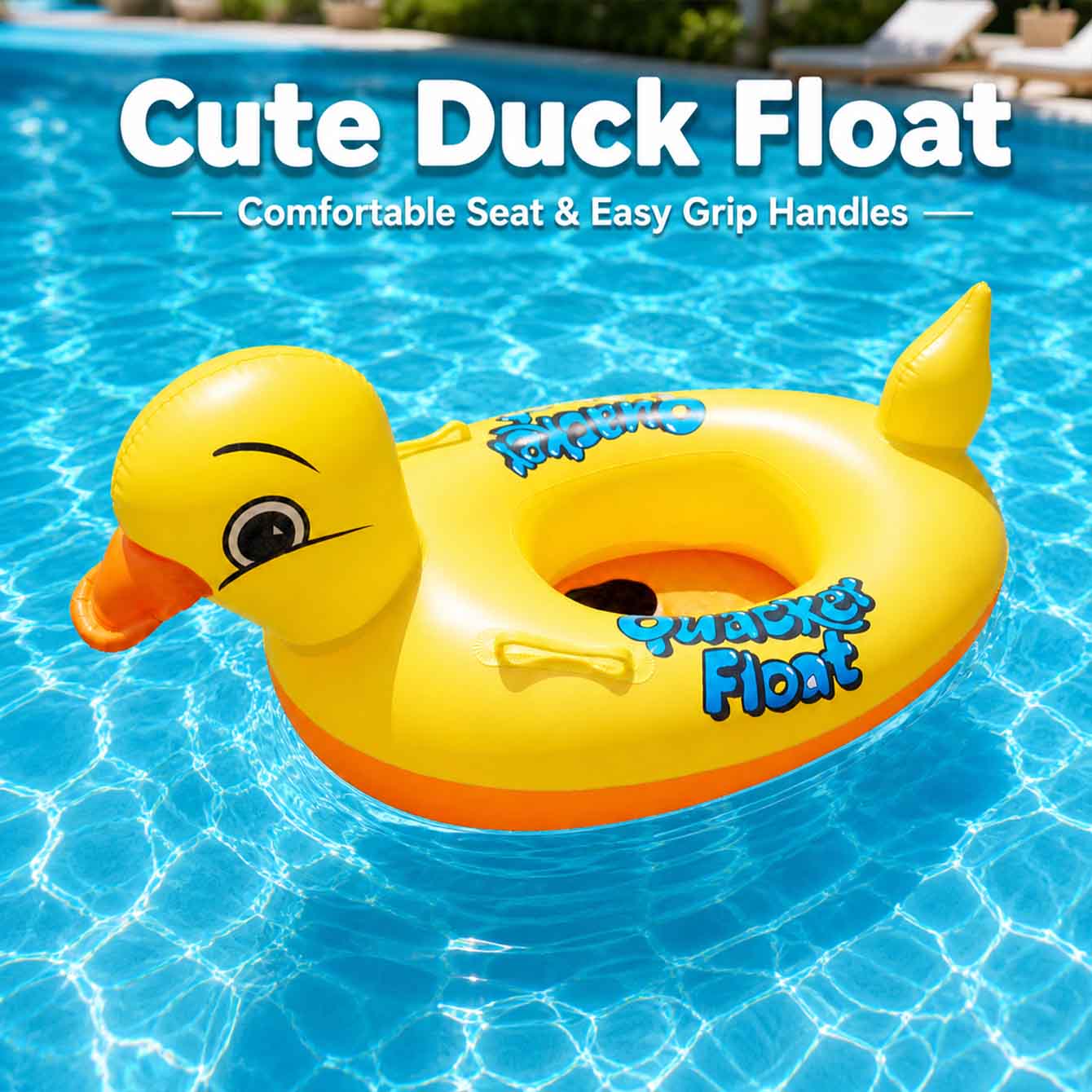 عوامة بطة قابلة للنفخ للسباحة  - مراجعة Pool Float Ring Inflatable وسعره