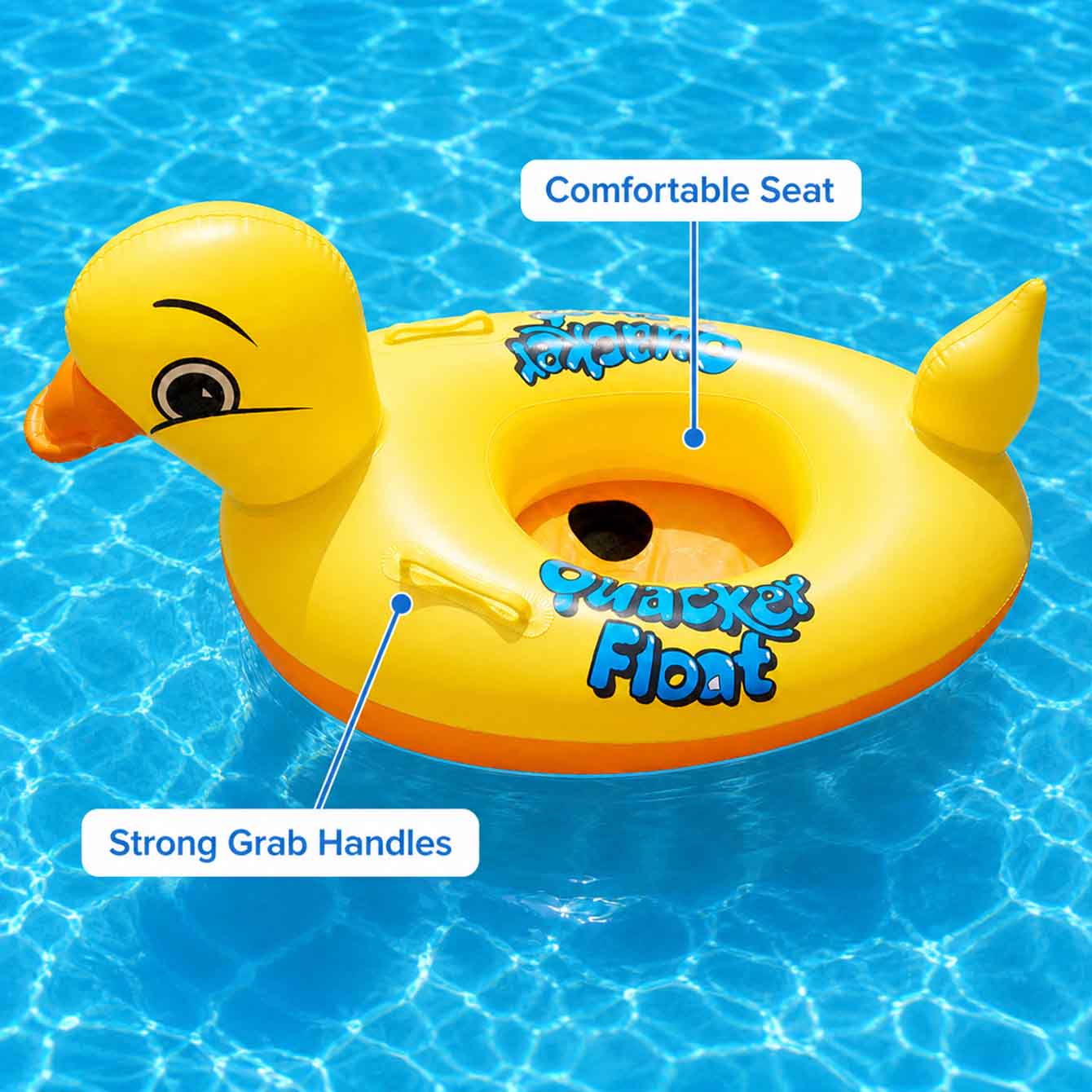 عوامة بطة قابلة للنفخ للسباحة  - مراجعة Pool Float Ring Inflatable وسعره
