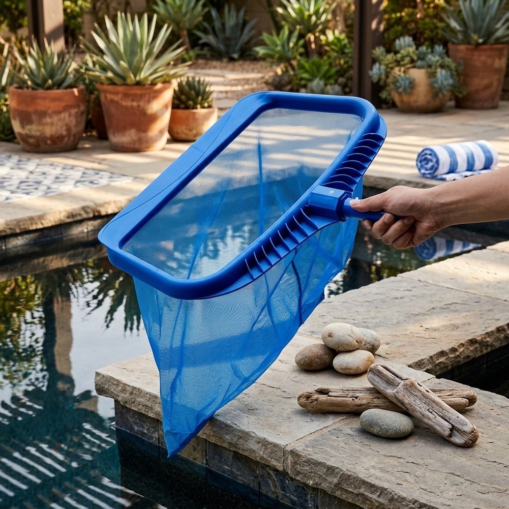 مجموعة شبكة احترافية لحمام الس - مراجعة Pool Skimmer Net وسعره