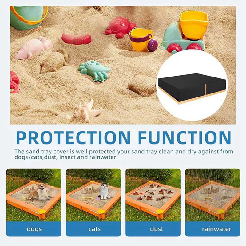 غطاء صندوق الرمل غطاء صندوق ال - مراجعة Pool Cover Waterproof وسعره