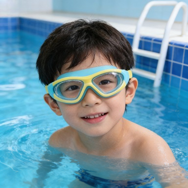 نظارات سباحة للأطفال عالية الو - مراجعة Swim Goggles Anti Fog Uv وسعره