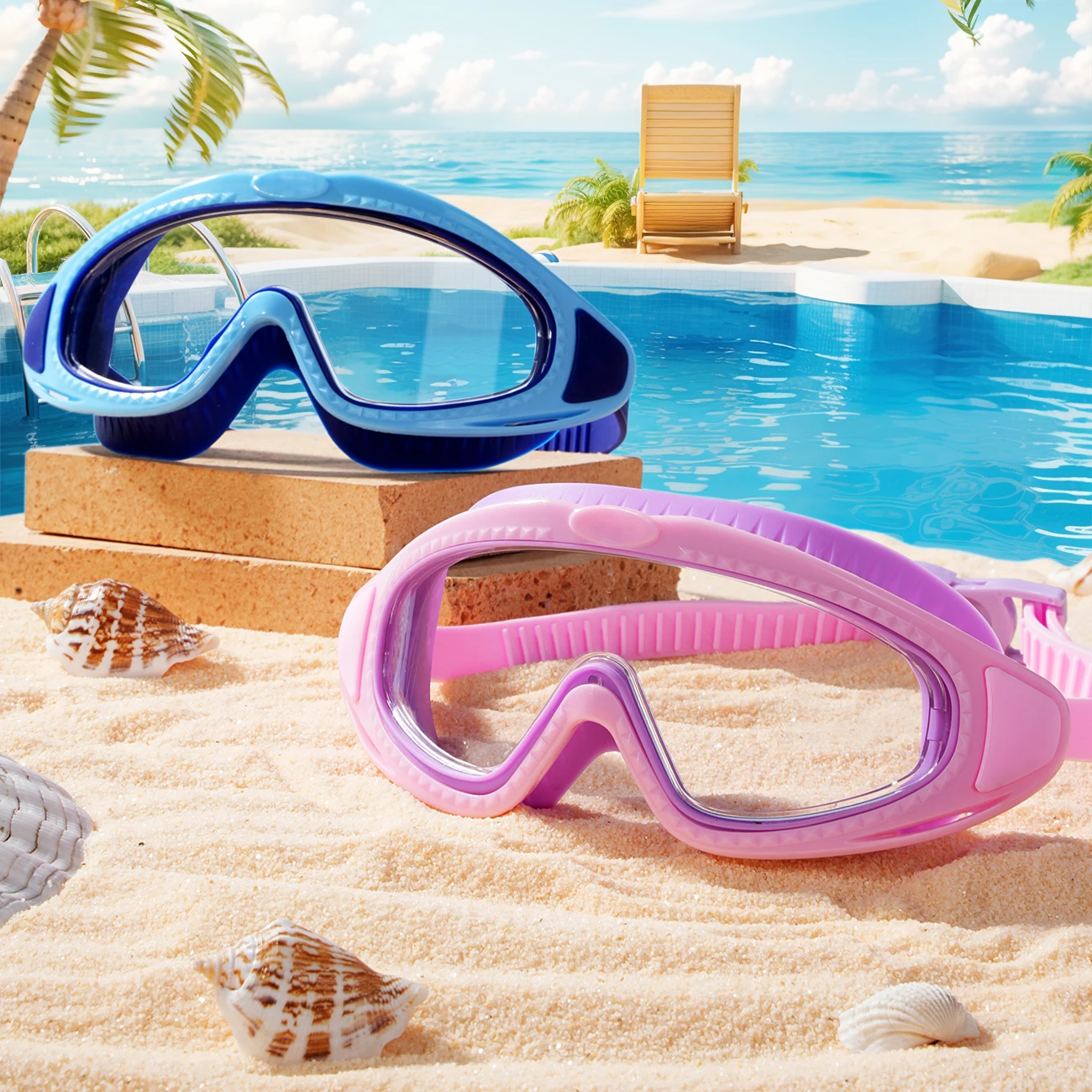 نظارات سباحة للبالغين من الجنس - مراجعة Swim Goggles Anti Fog Uv وسعره
