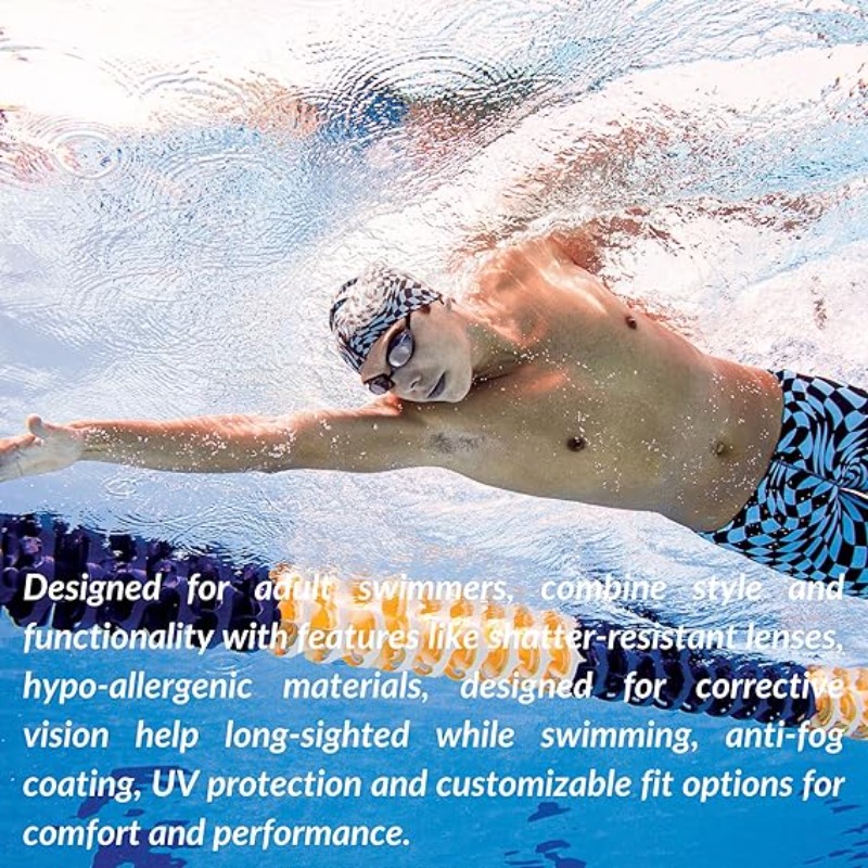 نظارات سباحة عالية الوضوح مضاد - مراجعة Swim Goggles Anti Fog Uv وسعره