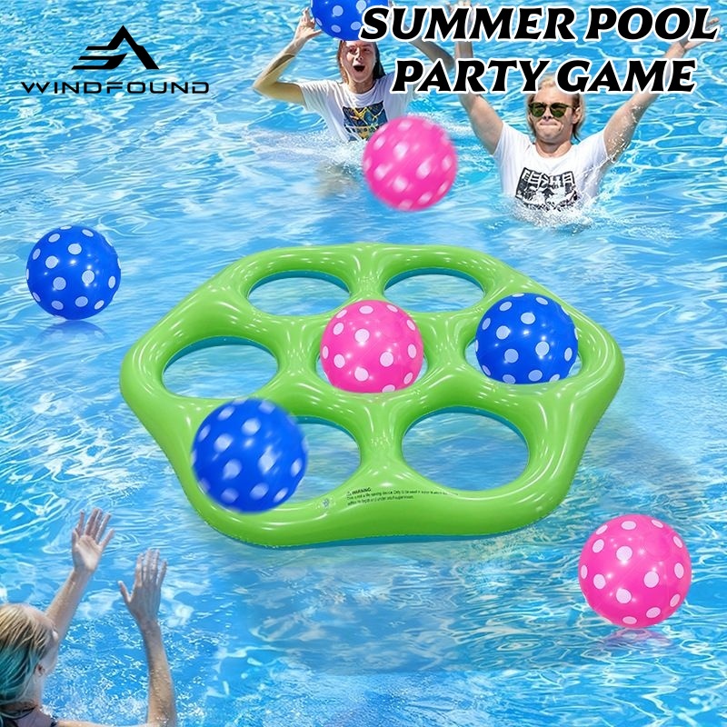 لعبة رمي الحلقات السداسية القا - مراجعة Pool Float Ring Inflatable وسعره