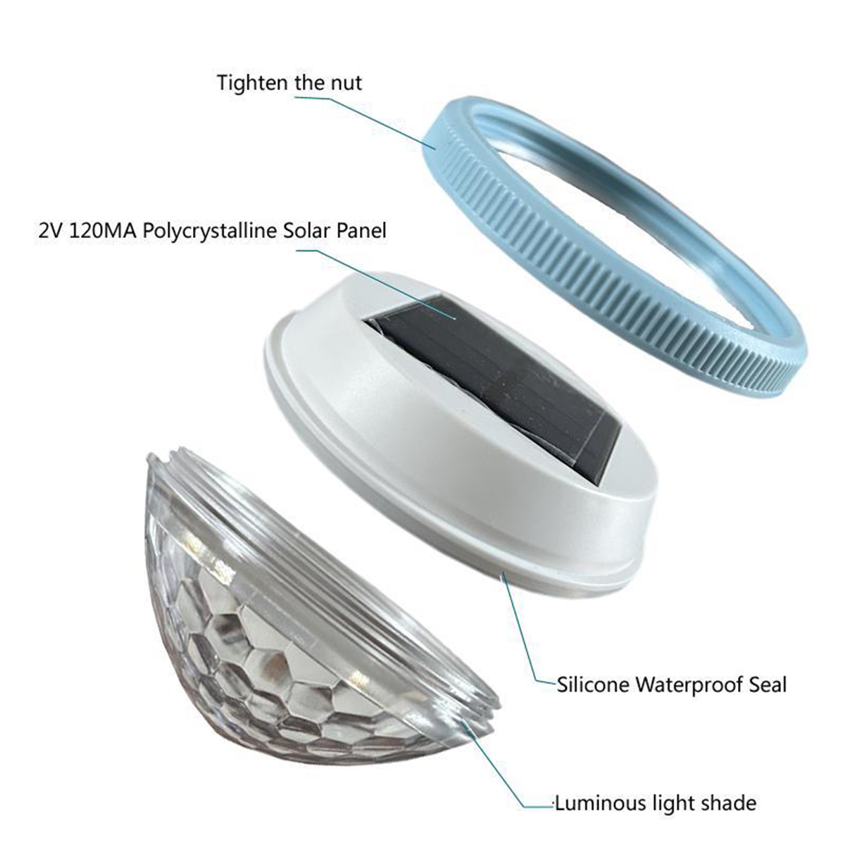 الطاقة الشمسية العائمة بركة ضو - مراجعة Pool Light Solar Rechargeable وسعره