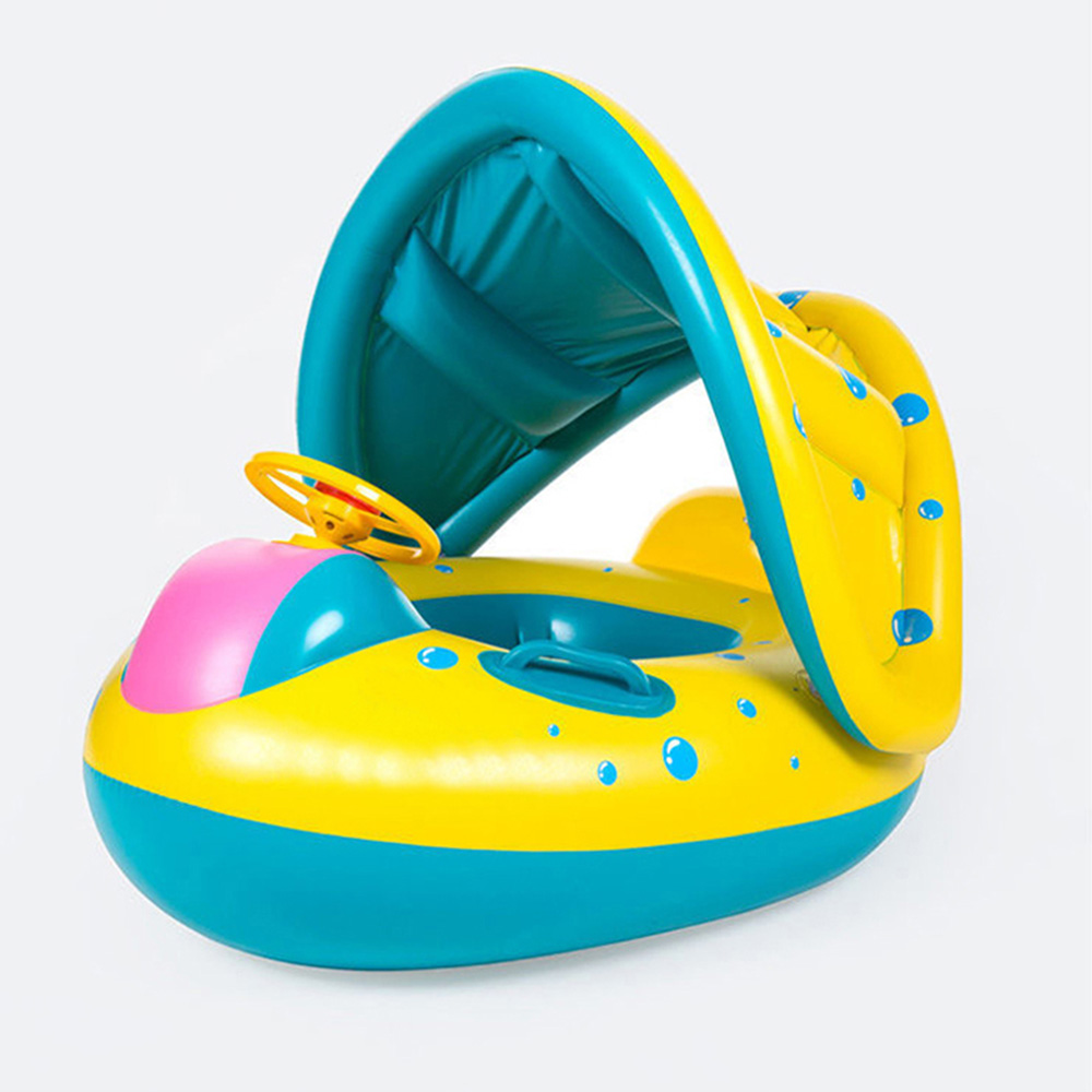 1 قطعة حلقة مقعد صفراء للحماية - مراجعة Pool Float Ring Inflatable وسعره