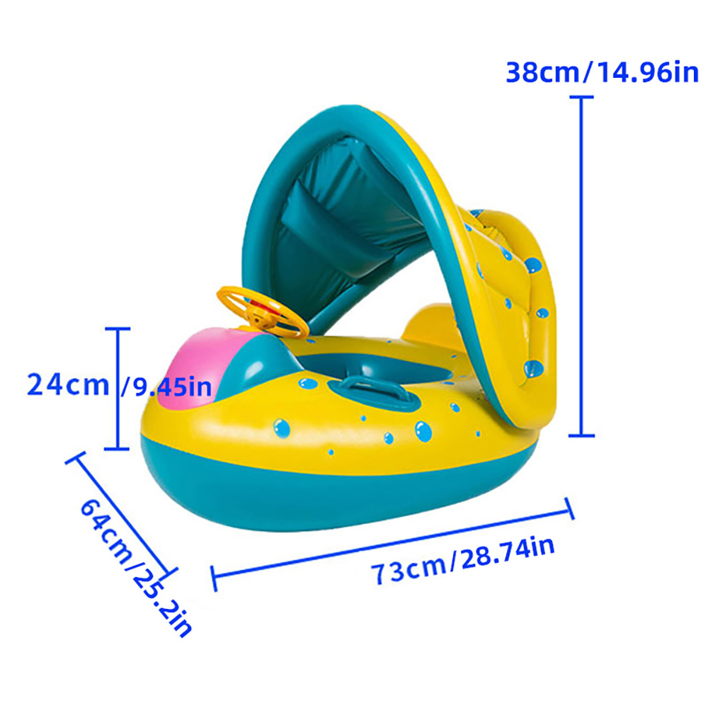 1 قطعة حلقة مقعد صفراء للحماية - مراجعة Pool Float Ring Inflatable وسعره