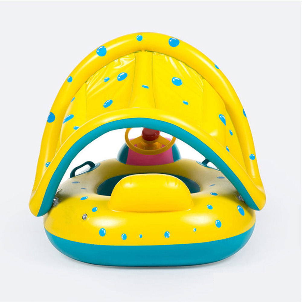 1 قطعة حلقة مقعد صفراء للحماية - مراجعة Pool Float Ring Inflatable وسعره