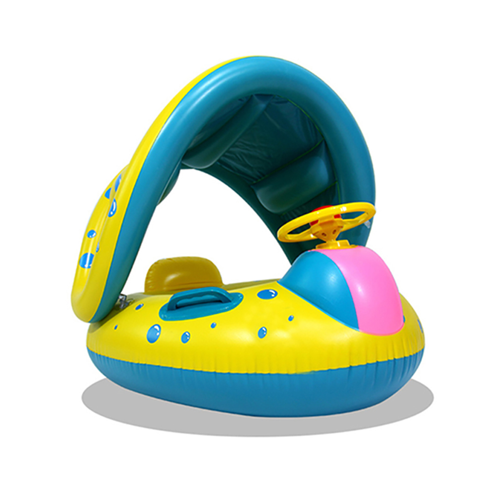 1 قطعة حلقة مقعد صفراء للحماية - مراجعة Pool Float Ring Inflatable وسعره