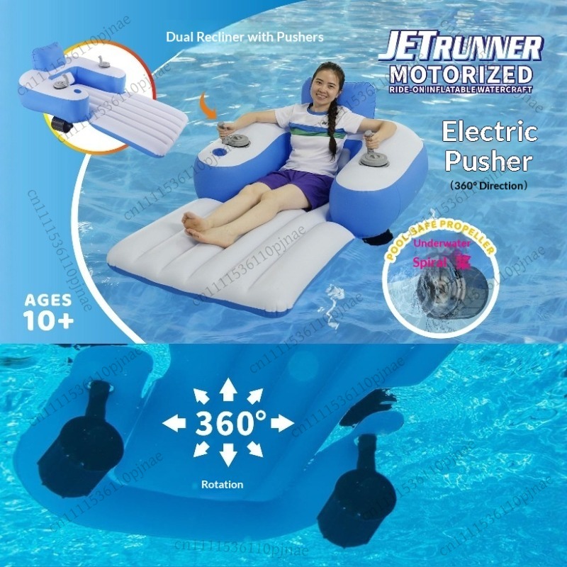 سرير عائم كهربائي قابل للنفخ ج - مراجعة Pool Lounger Inflatable وسعره