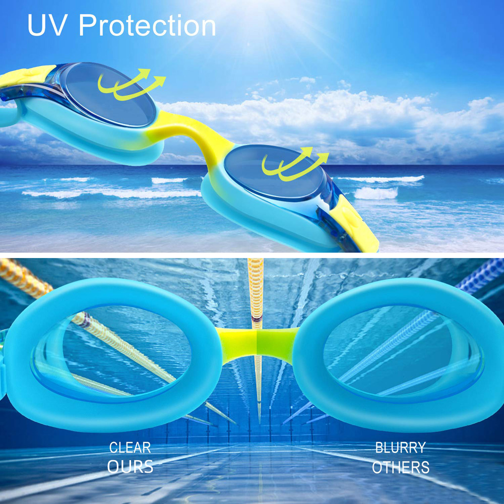 نظارات السباحة للأطفال الشباب  - مراجعة Swim Goggles Anti Fog Uv وسعره