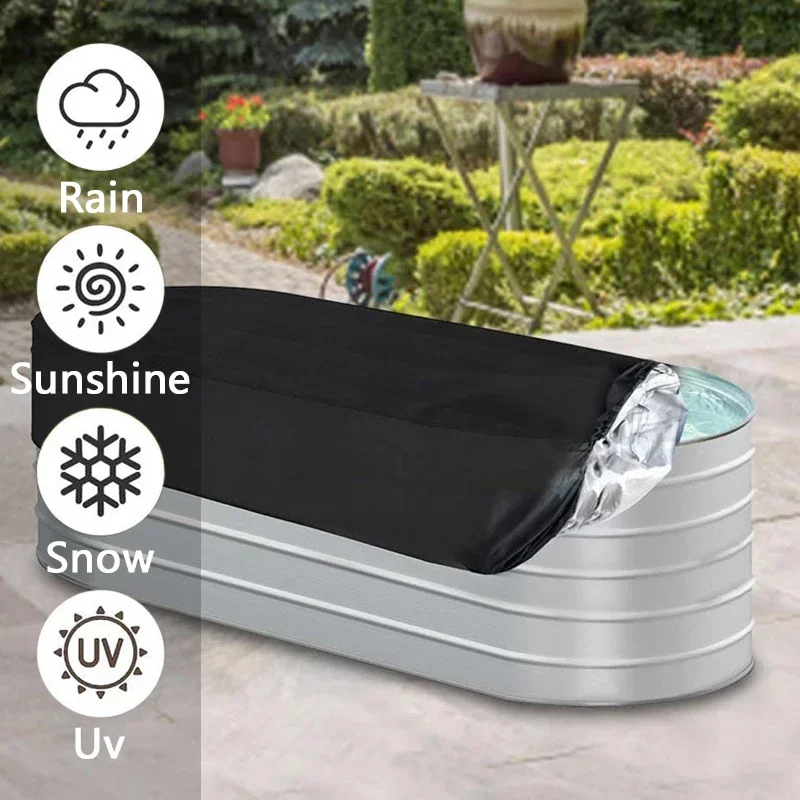 غطاء حمام السباحة في الهواء ال - مراجعة Pool Cover Waterproof وسعره