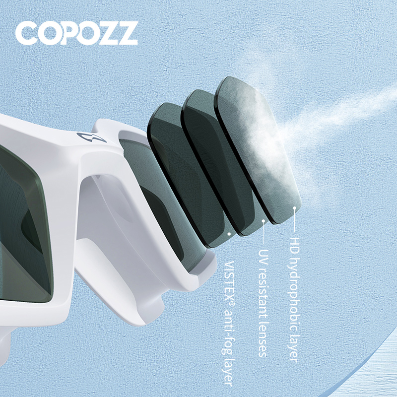 COPOZZ نظارات سباحة احترافية ج - مراجعة Swim Goggles Anti Fog Uv وسعره