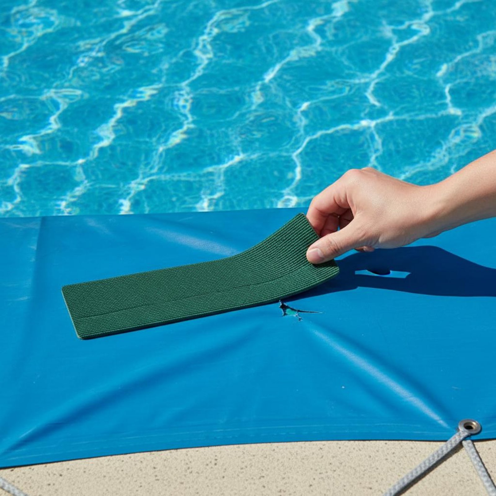 طقم إصلاح غطاء حمام السباحة بن - مراجعة Pool Cover Waterproof وسعره